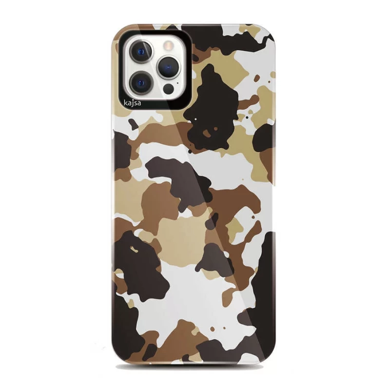 More TR Apple iPhone 12 Pro Kılıf Kajsa Camo Kapak