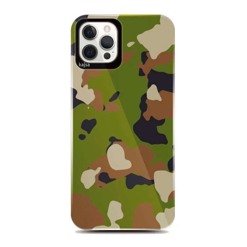 More TR Apple iPhone 12 Pro Max Kılıf Kajsa Camo Kapak