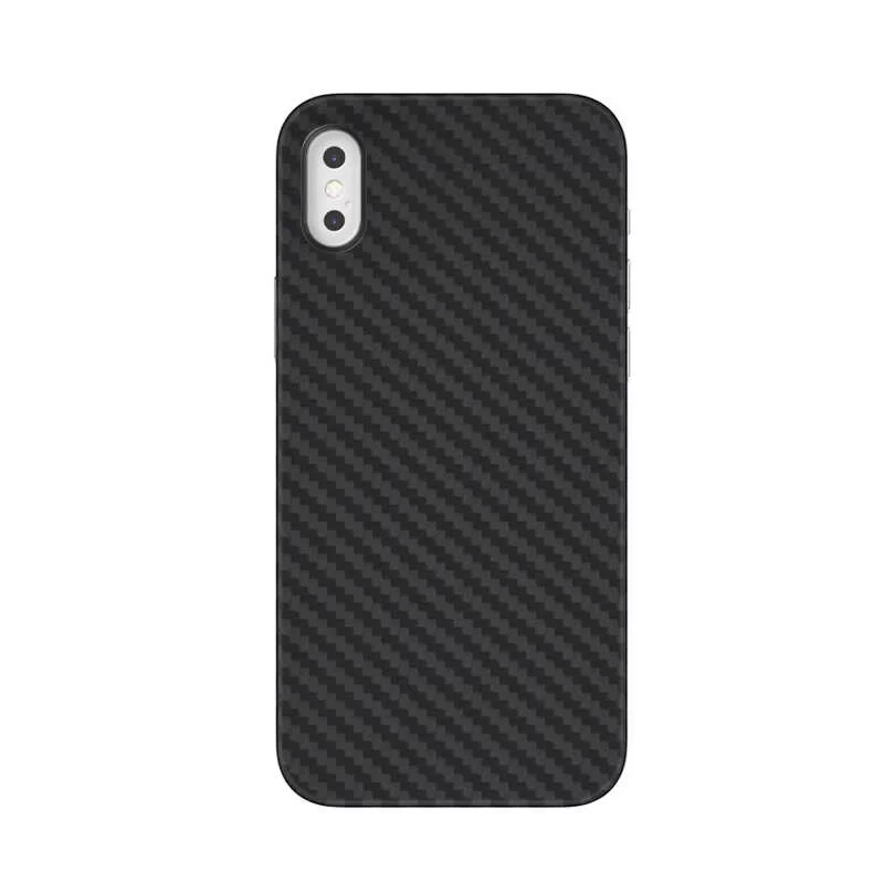 More TR Apple iPhone X Kılıf ​​​​​Wiwu Skin Carbon PP Kapak