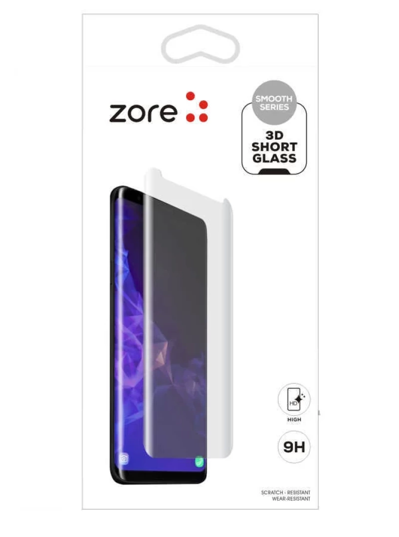 Galaxy S7 Edge Zore 3D Short Glass Ekran Koruyucu