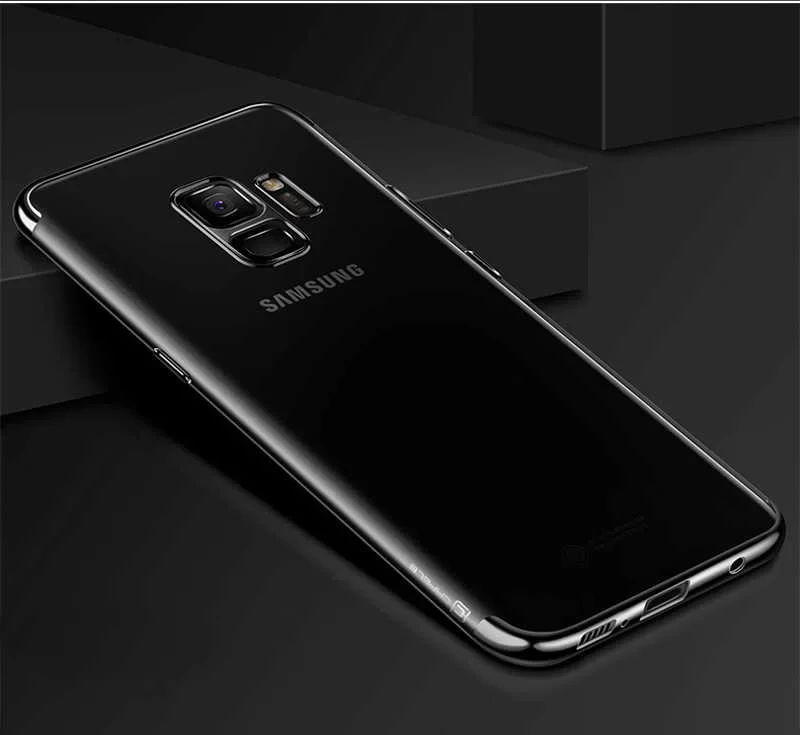 Galaxy J6 Kılıf Zore Dört Köşeli Lazer Silikon Kapak