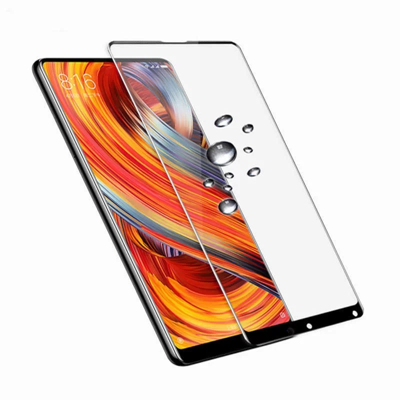 Xiaomi Mi Mix 2S Zore Kenarları Kırılmaya Dayanıklı Cam Ekran Koruyucu