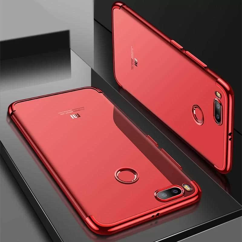 More TR Xiaomi Mi 5x Kılıf Zore Dört Köşeli Lazer Silikon Kapak