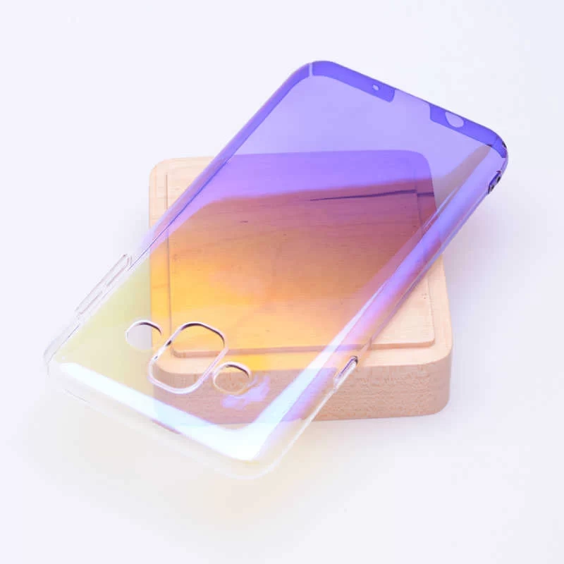 More TR Galaxy J7 Duo Zore Renkli Transparan Kapak