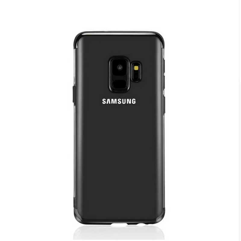 Galaxy A6 2018 Kılıf Zore Dört Köşeli Lazer Silikon Kapak