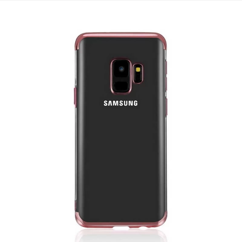 Galaxy A6 2018 Kılıf Zore Dört Köşeli Lazer Silikon Kapak