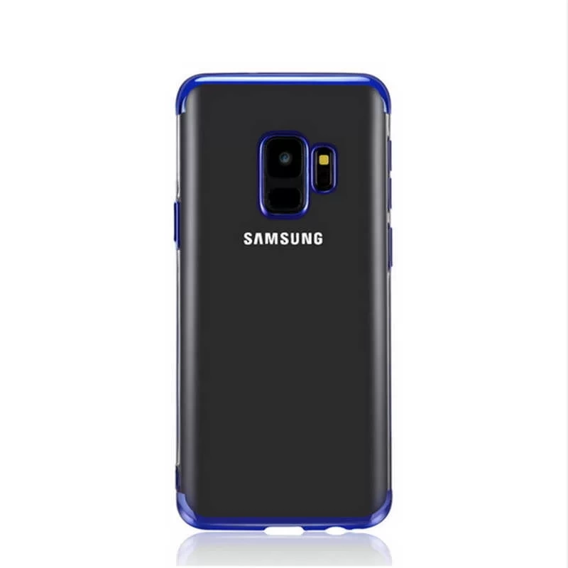 Galaxy A6 2018 Kılıf Zore Dört Köşeli Lazer Silikon Kapak