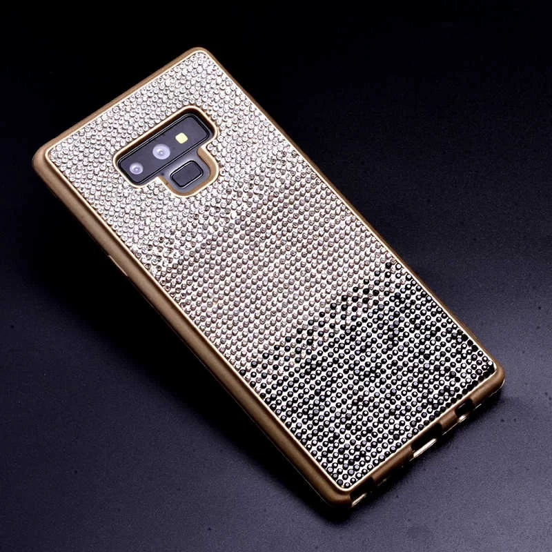 Galaxy Note 9 Kılıf Zore Mat Lazer Taşlı Silikon