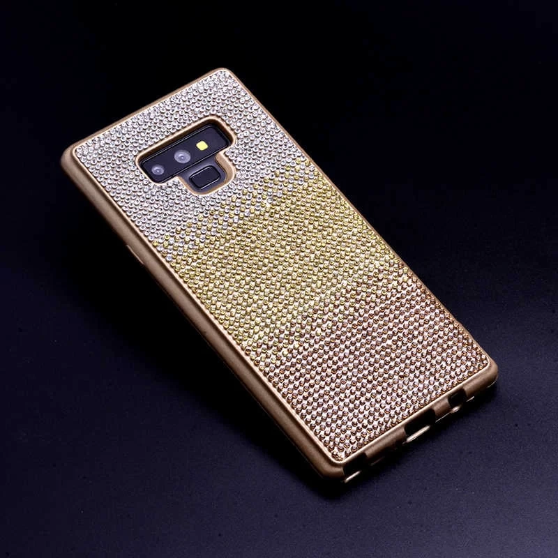 Galaxy Note 9 Kılıf Zore Mat Lazer Taşlı Silikon