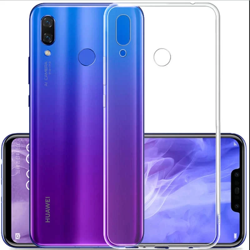 Huawei Y9 2019 Kılıf Zore Ultra İnce Silikon Kapak 0.2 mm