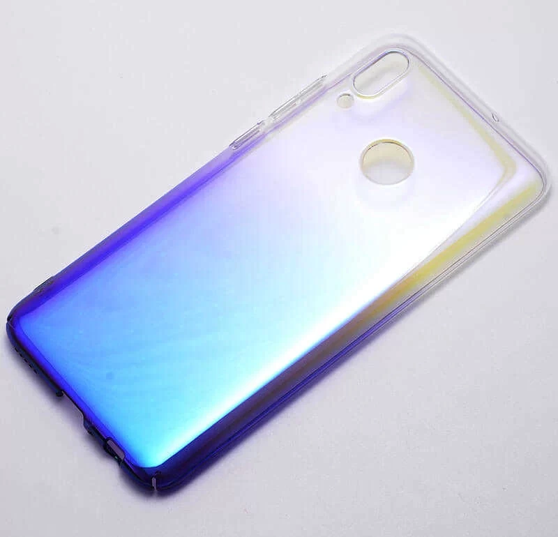 More TR Huawei P Smart 2019 Kılıf Zore Renkli Transparan Kapak