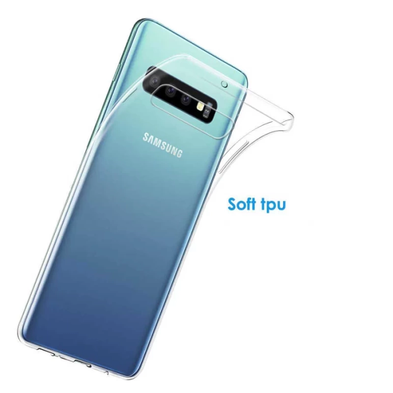 Galaxy S10 Plus Kılıf Zore Ultra İnce Silikon Kapak 0.2 mm