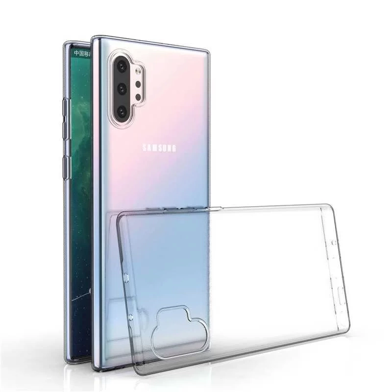 Galaxy Note 10 Plus Kılıf Zore Süper Silikon Kapak