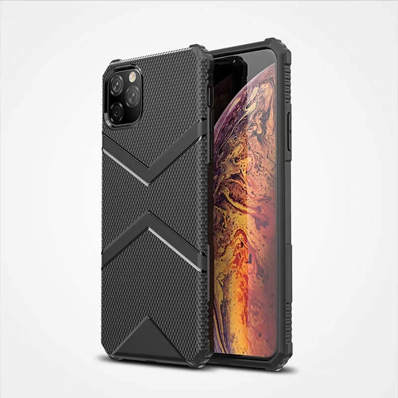 Apple iPhone 11 Pro Max Kılıf Zore Hank Silikon