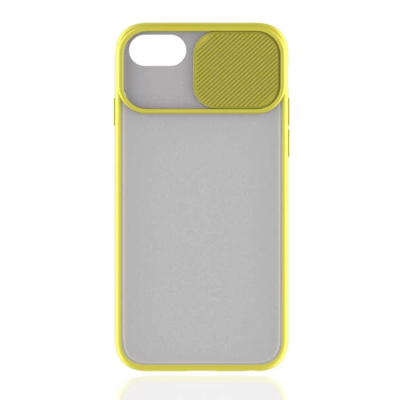 More TR Apple iPhone 8 Plus Kılıf Zore Lensi Kapak