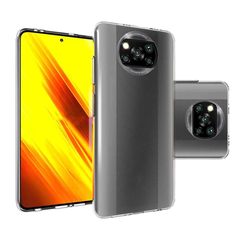 More TR Xiaomi Poco X3 Kılıf Zore Süper Silikon Kapak