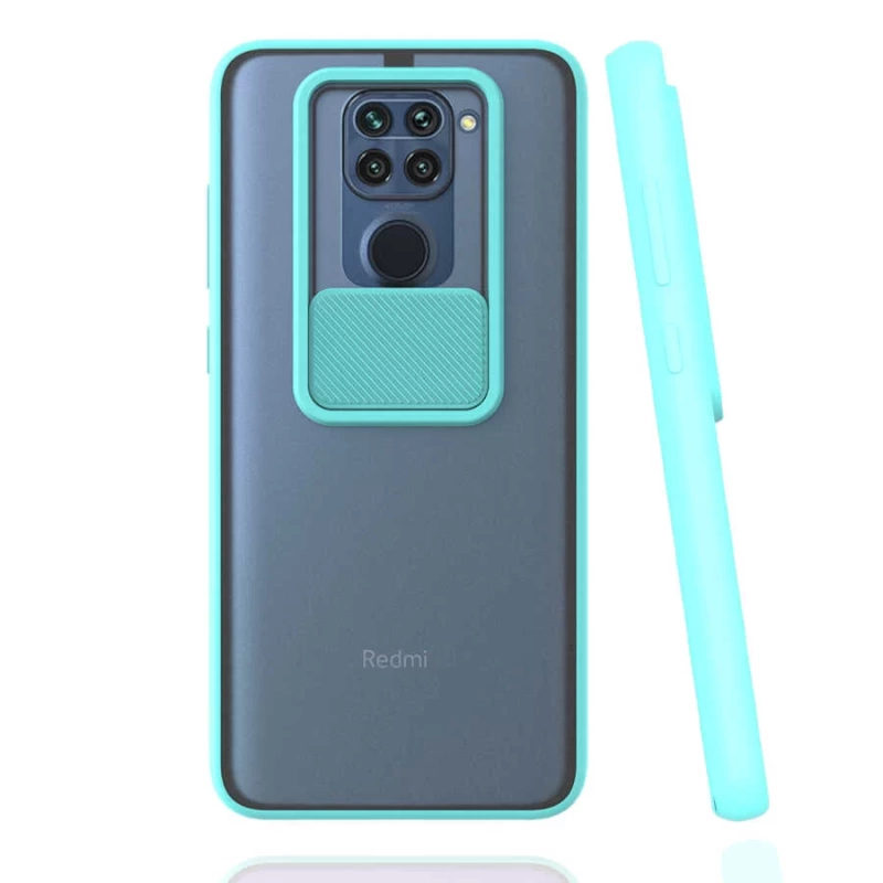 More TR Xiaomi Redmi Note 9 Kılıf Zore Lensi Kapak