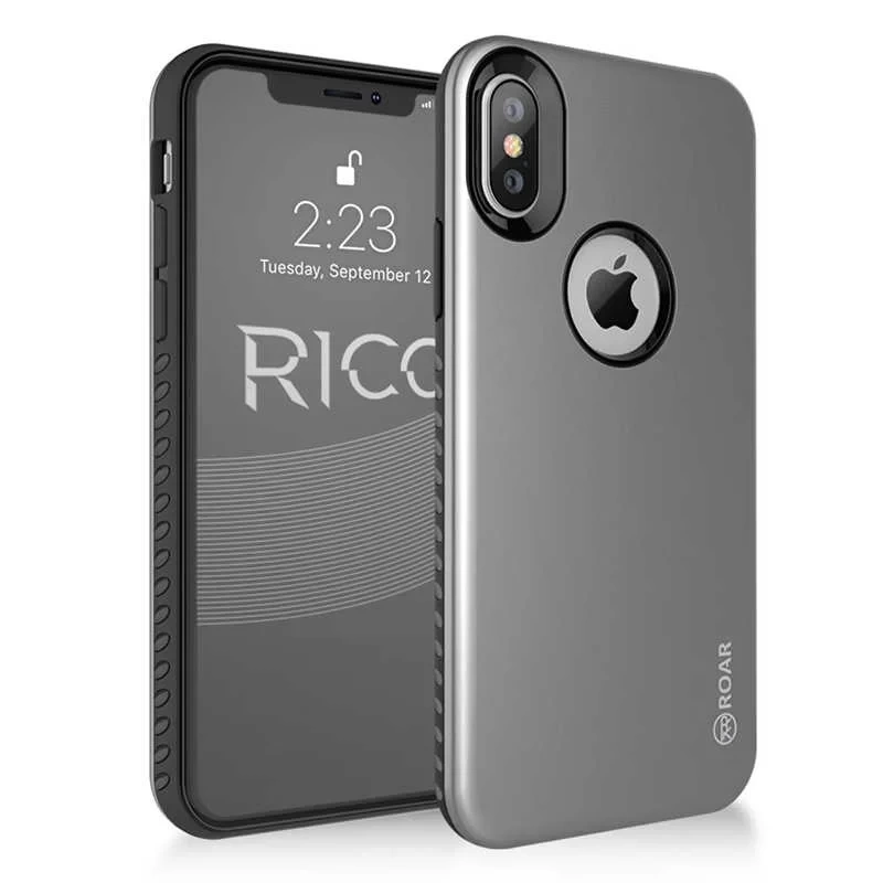 Apple iPhone X Kılıf Roar Rico Hybrid Kapak