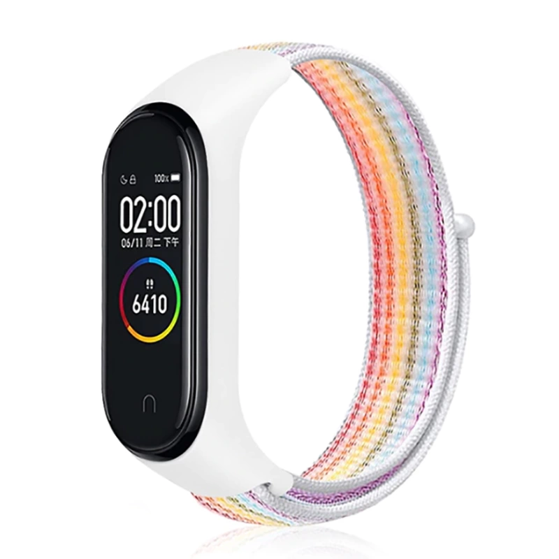 More TR Xiaomi Mi Band 5 Zore KRD-03 Hasır Kordon