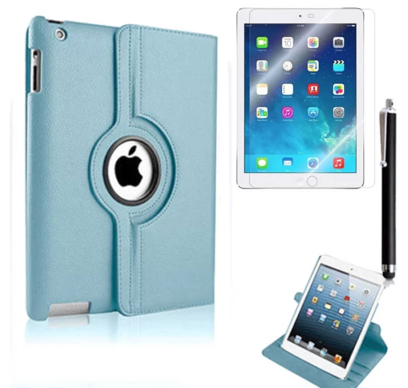 More TR Apple iPad 6 Air 2 Zore Dönebilen Standlı Kılıf