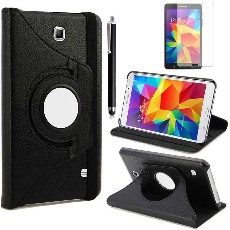 More TR Galaxy Tab 4 7.0 T230 Zore Dönebilen Standlı Kılıf