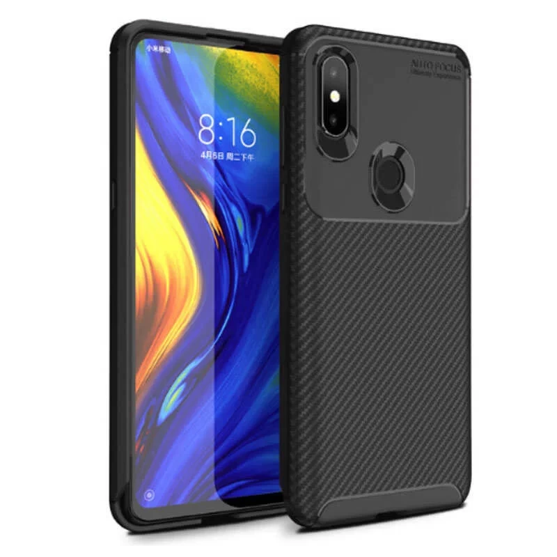 Xiaomi Mi Mix 3 Kılıf Zore Negro Silikon Kapak