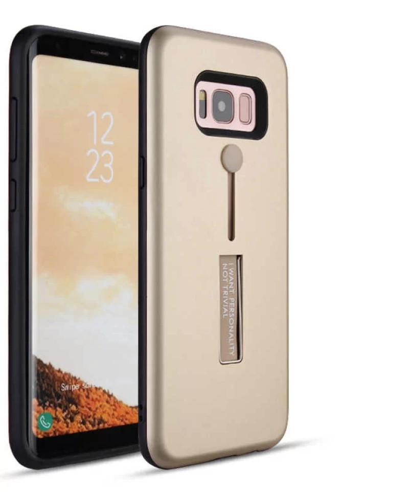 Galaxy S8 Kılıf Zore Olive Standlı Kapak