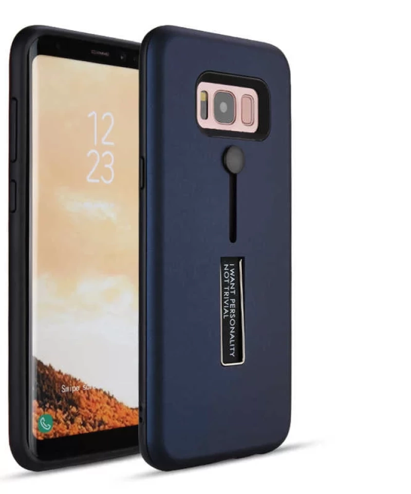 Galaxy S8 Kılıf Zore Olive Standlı Kapak