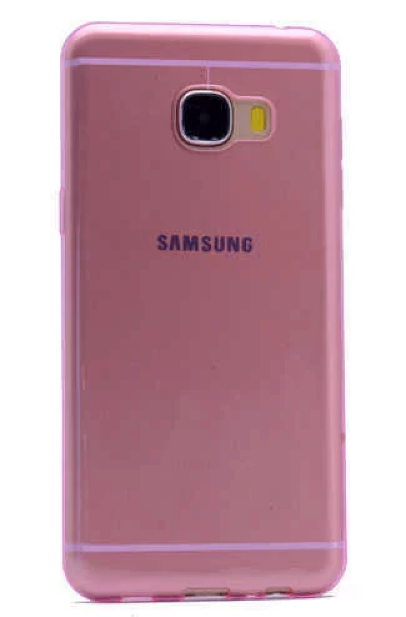 Galaxy C7 Kılıf Zore Ultra İnce Silikon Kapak 0.2 mm