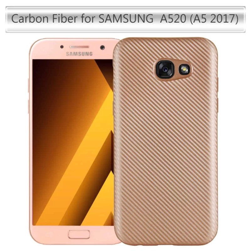 Galaxy A5 2017 Kılıf İ-Zore Karbon Silikon