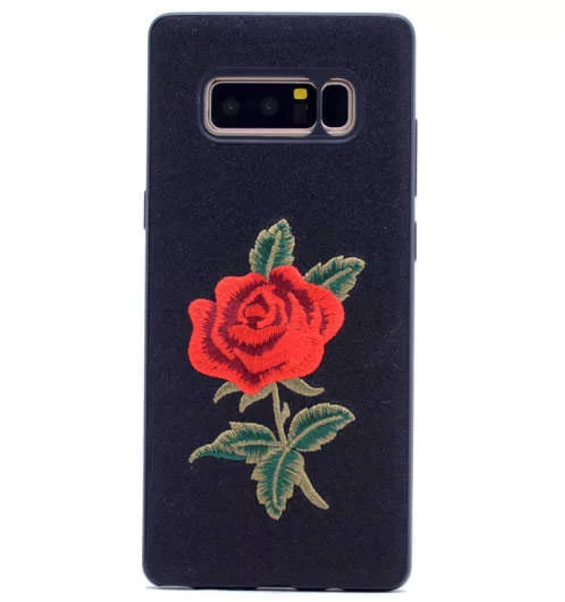 Galaxy Note 8 Kılıf Zore Rose Kapak