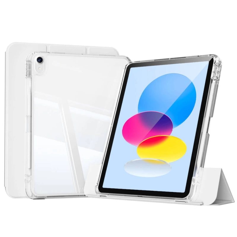 ​Apple iPad 10.9 2022 (10.Nesil) Kılıf Magnetik Ayrılabilen Airbagli Zore Sliding Tablet Kılıfı