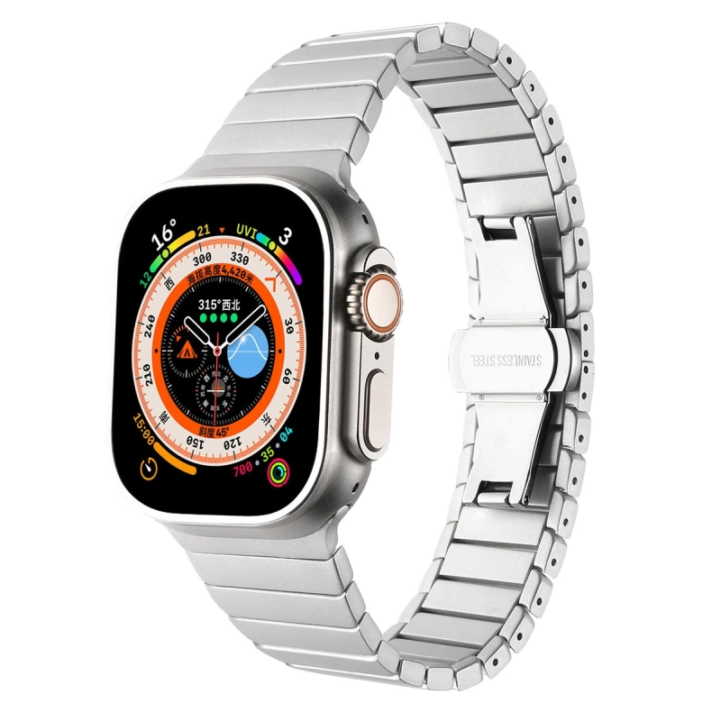 ​​​Apple Watch 38mm Kordon KRD-79 Metal Strap Kayış