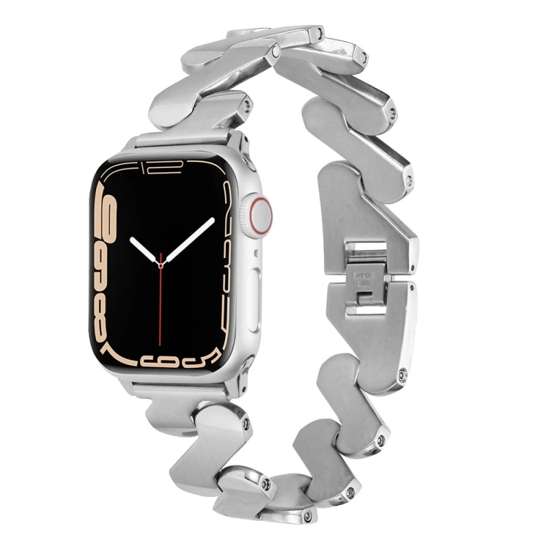 ​​​Apple Watch 38mm Kordon KRD-80 Metal Strap Kayış