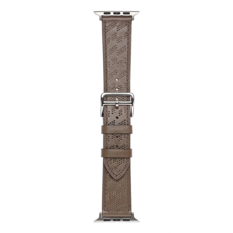 ​​​Apple Watch 7 41mm KRD-76 PU Deri Kordon Strap Kayış