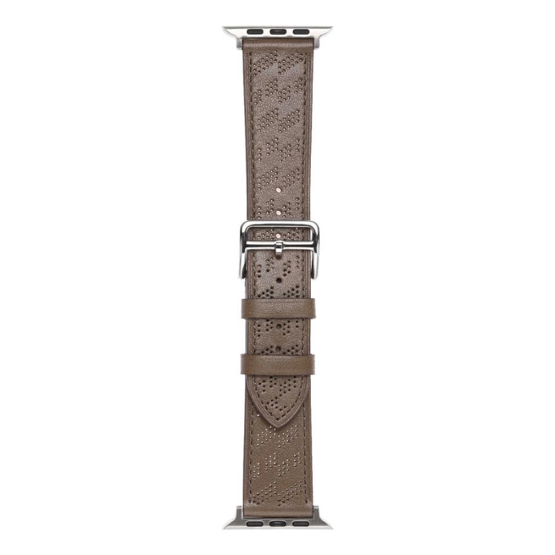 ​​​Apple Watch 7 41mm KRD-76 PU Deri Kordon Strap Kayış