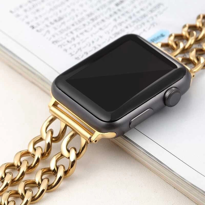 ​​​Apple Watch Ultra 49mm Kordon Cowboy Metal Strap Kayış