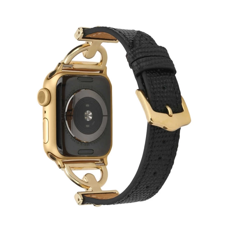 ​​​Apple Watch Ultra 49mm Kordon KRD-53 Deri Strap Kayış