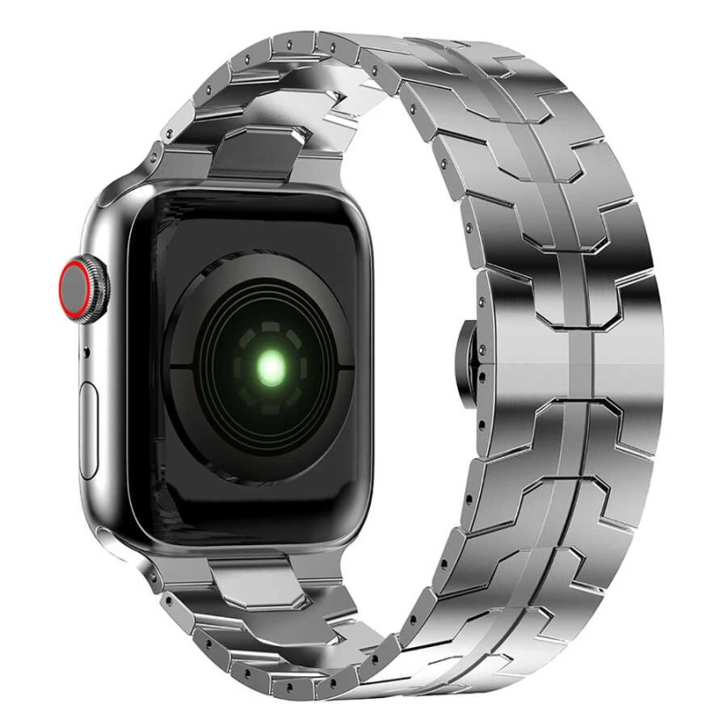 ​​​Apple Watch Ultra 49mm Kordon KRD-63 Metal Strap Kayış