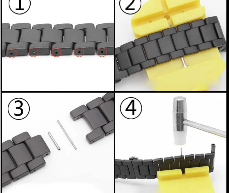 ​​​Apple Watch Ultra 49mm Kordon Mat Seramik Metal Strap Kayış