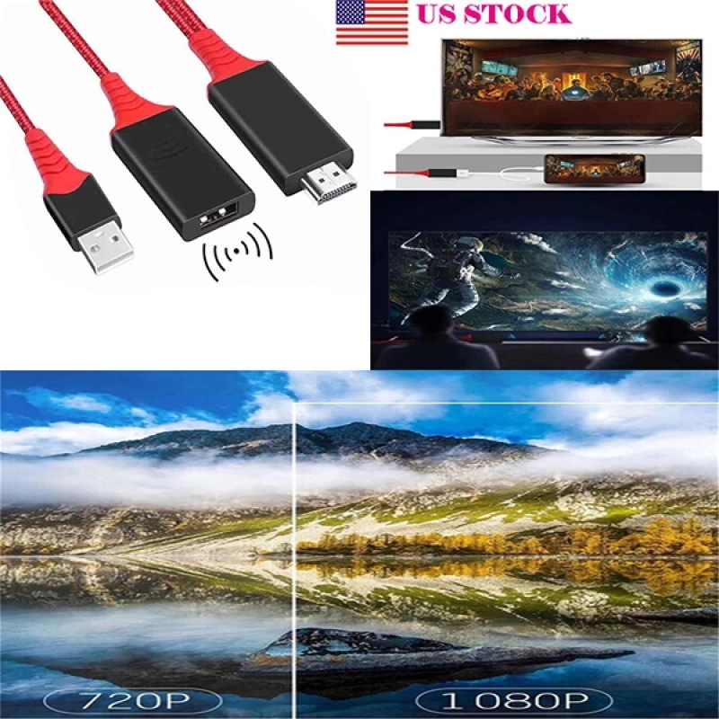 1080p Hdmi 2 İn1 Cast Telefondan Tv Wireless Dönüştürücü Adaptör