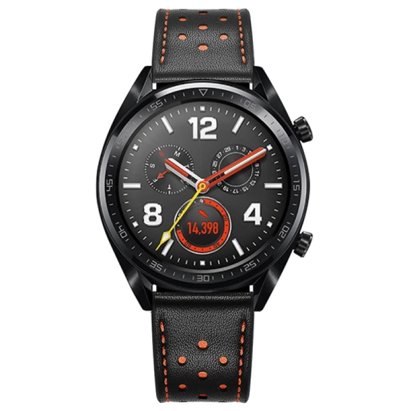 22MM Gear S3 Watch 4 -GT2 GT2E 46MM Kayış Kordon Deri Watch 3 45MM