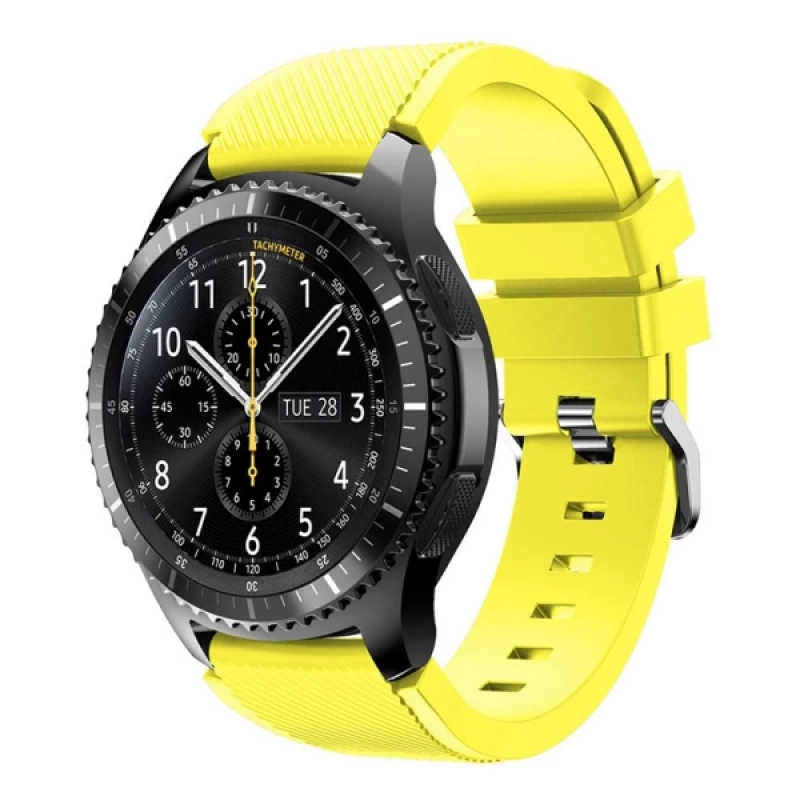 22MM Gear S3 Watch 4 -GT2 GT2E 46MM Kayış,Kordon Silikon Kayış Kordon