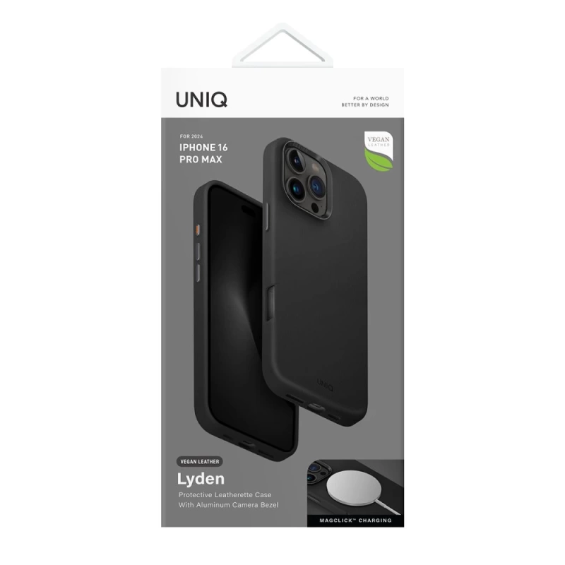 UNIQ iPhone 16 Pro Max Lyden Magsafe Vegan Deri Kapak