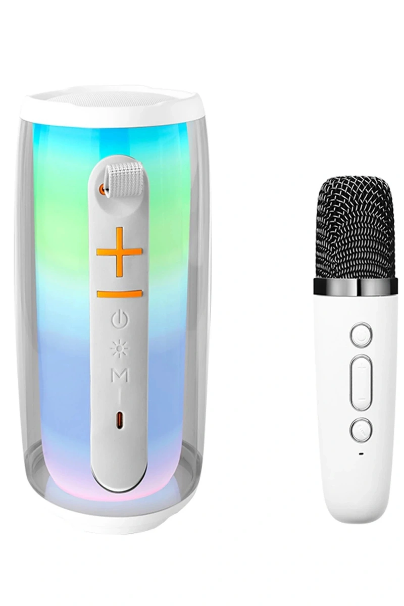 RDBYDN Pluse 6 Mikrofonlu RGB Kablosuz Hoparlör (152831) - Beyaz