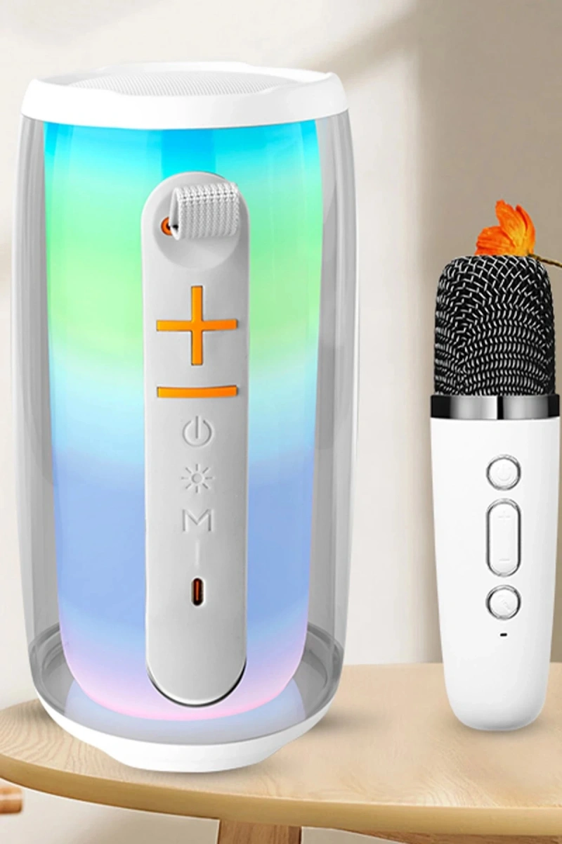 RDBYDN Pluse 6 Mikrofonlu RGB Kablosuz Hoparlör (152831) - Beyaz