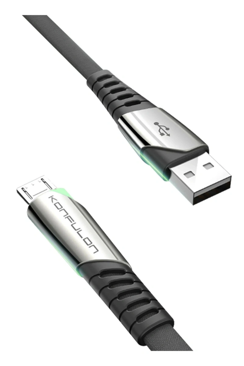 RDBYDN DC16 Micro USB Kablo 1M 2.4A (143539) - Siyah