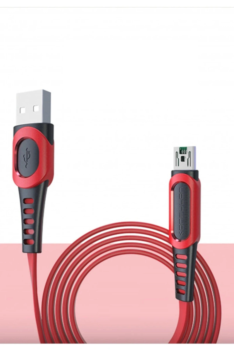 RDBYDN DC24 Micro USB Kablo 1.2M 4A (143512) - Kırmızı