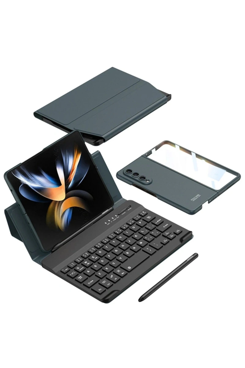 RDBYDN Universal Universal Kılıf Fold Klavye - (165726) Koyu Yeşil