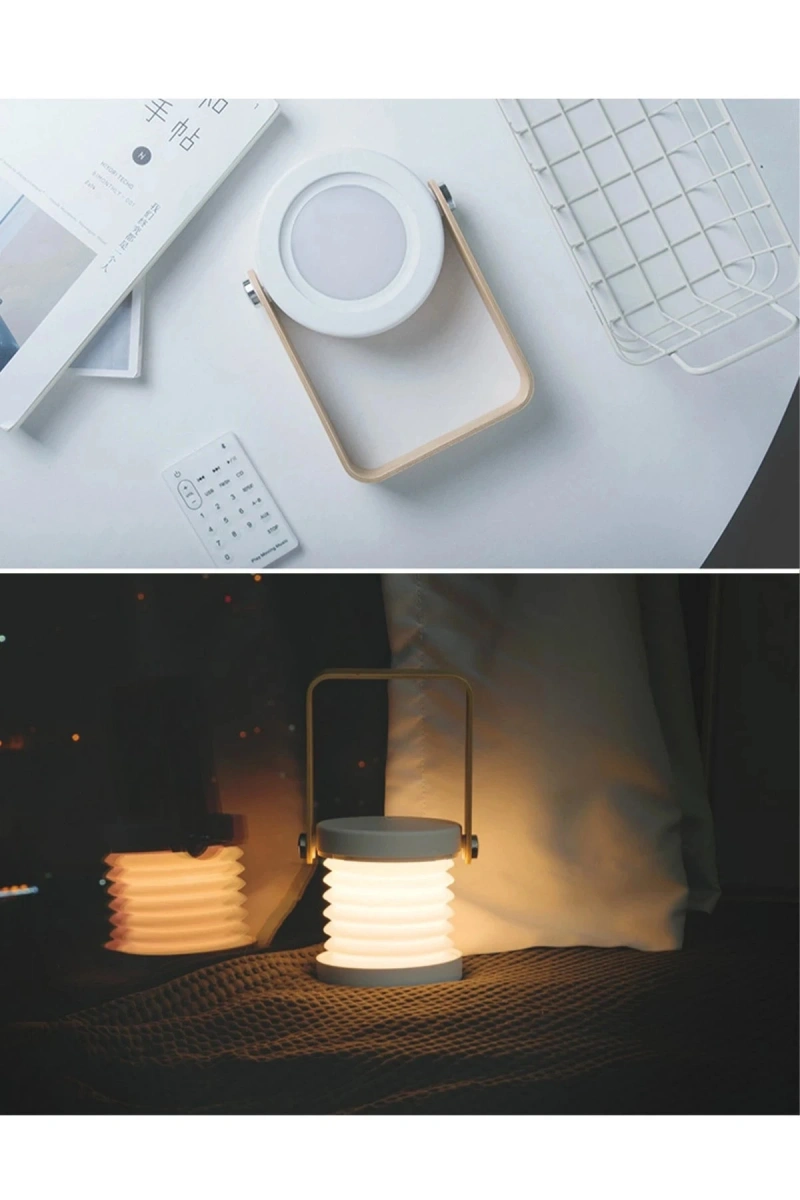 RDBYDN JP-DLD Kamp Lambası Görünümlü Dekoratif Gece Lambası (174134) - Beyaz